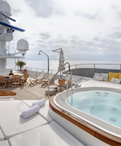 Baron Trenck has a large open sundeck, ideal for events and programming at Cannes events