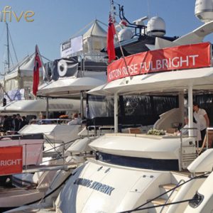 Branding on yachts in Cannes with Ocean5