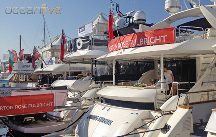 Branding on yachts in Cannes with Ocean5