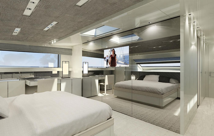 Charter yacht George Five cabin