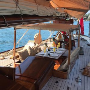 Sunshine's rear deck - Sail charters Ocean5