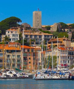 Cannes Port view - Ocean5 crewed yacht hire