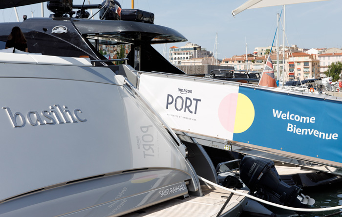 Welcome to Amazon Port's yacht at Cannes Lions