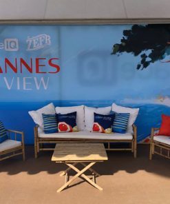 A decorated dock tent in Cannes - Ocean5